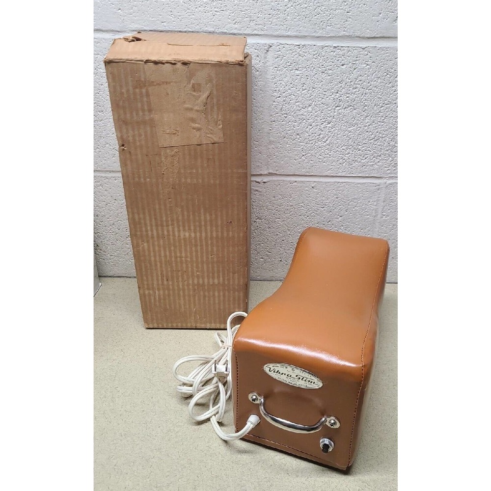 MCM Modern Aids Vibra Stim Contoured Neck Body Massager 1950s Deluxe MDL-3 WORKS